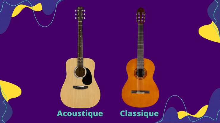 Guitare classique et guitare acoustique