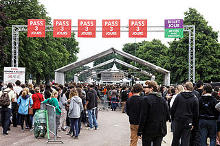 Solidays 2013 Entrée du festival