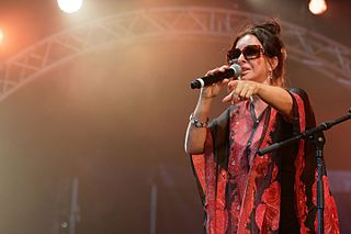 Natacha Atlas en concert du festival du Bout du Monde 2016