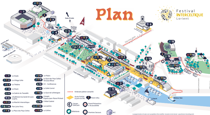 Plan du festival 2022